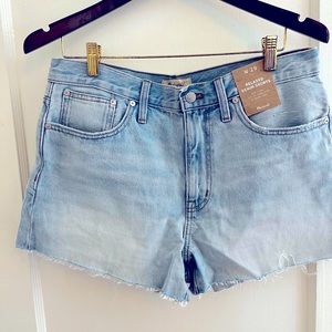 New Madewell jean shorts